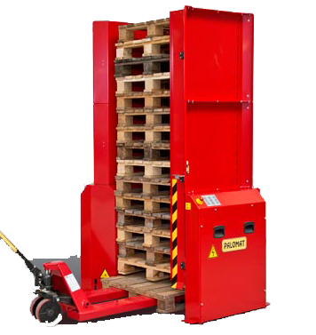 half pallet stacker